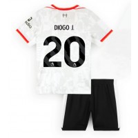 Camisa de Futebol Liverpool Diogo Jota #20 Equipamento Alternativo Infantil 2024-25 Manga Curta (+ Calças curtas)